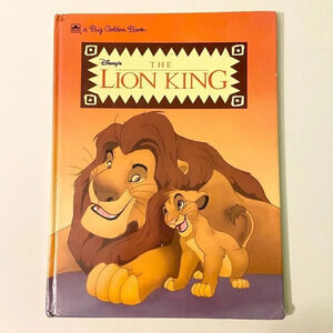 Vintage 1994 The Lion King  A Big Golden Book by Justine Korman
